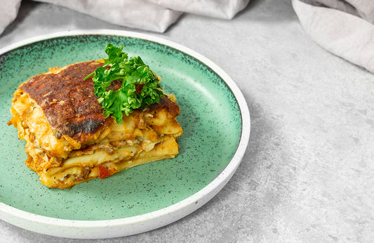 Warming Lasagna with Hey Planet Meat