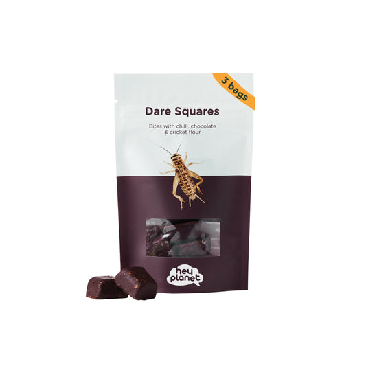 Dare Squares med Chili, Chokolade og Fårekylling